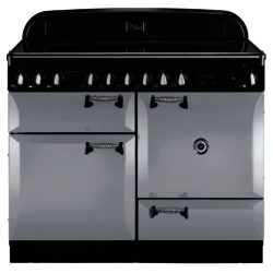 Rangemaster Elan 110cm Electric Ceramic 100720 Range Cooker in Royal Pearl with Ceramic Hob